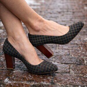 J.Crew Multicolor Tweed Pointed-Toe Heels – Size 7.5